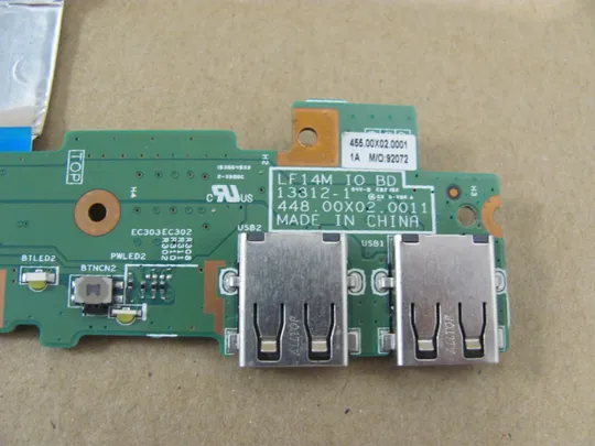 429-10 плата USB  Card Reader  448.00X02.0011 для Lenovo Flex 2-14  оригінал Недорого