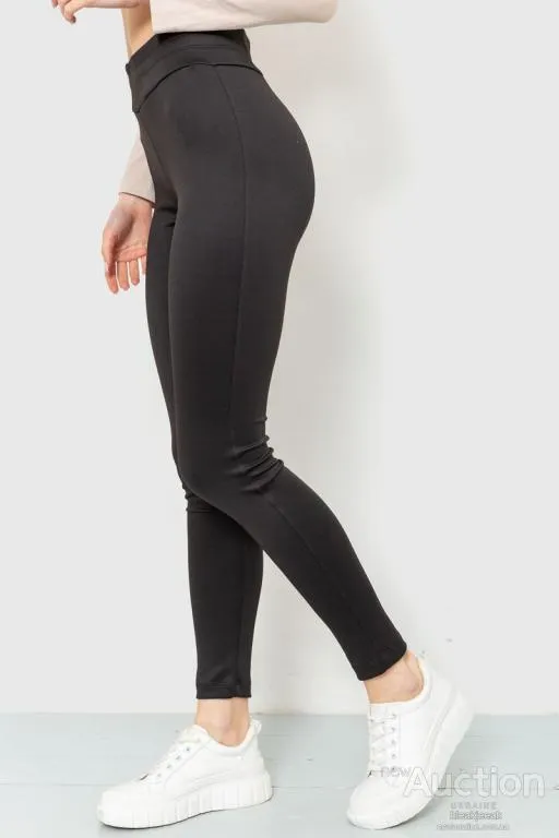 Лосины ткань микродайвинг, цвет черный, 102R5158-1 З аукціону