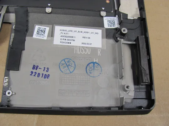 777-1 Кришка панель палмрест тачпад 0DCF84 AM3Q200B11 з клавіатурою 0552JF AM304000H00  для Dell ALIENWARE x15 R1 R2 оригінал Де купити