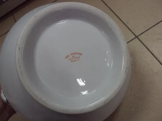 Супница Германия фарфор Paul Scheffler 08. Cottbus Grunstr целая диаметр 24 см высота 17,5 см №10712 Недорого