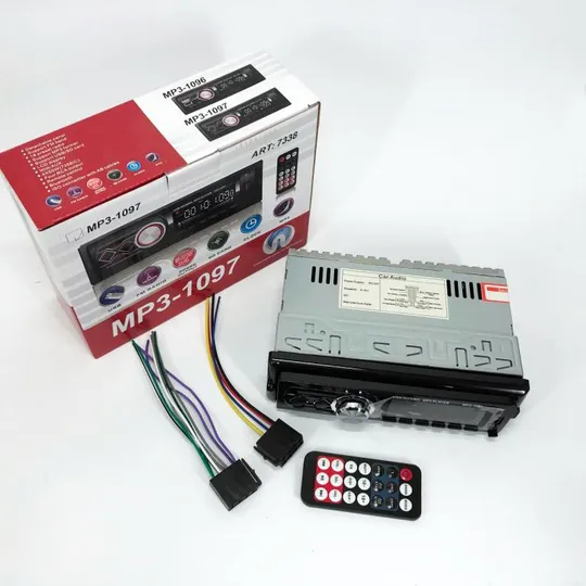 Автомагнитола MP3-1097 BT ISO со съемной панелью, Автомагнитола магнитола в авто с Usb сенсорная Недорого