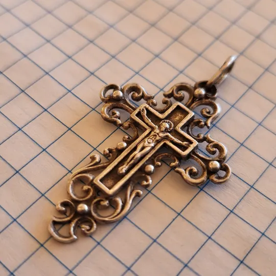 Крестик кулон серебро 925 Продаж