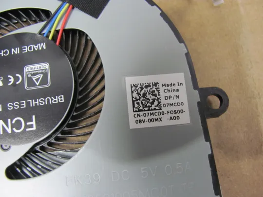 819-8 Вентилятор (кулер, FAN) 07MCD0  для Dell inspiron / vostro 15 3405  3501 3503 3593 5593 5594 5493 5494 оригінал Продаж