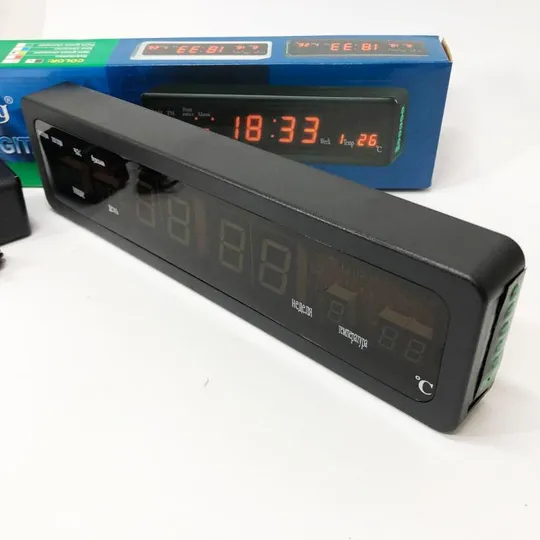 Электронные часы Caixing СХ-808, Цифровые настольные часы квадратные, LED Лед часы настольные Ціна