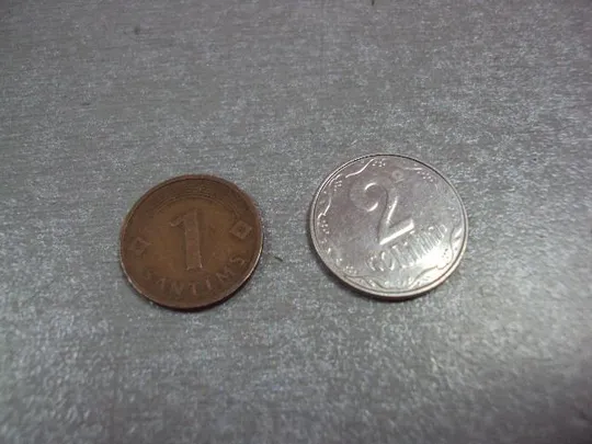 монета латвия 1 сантим 1992 №8510 Ціна