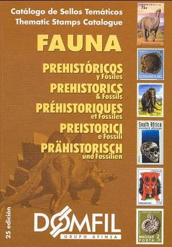 фото, DOMFIL - 2003 Thematic Stamp Catalogue - Prehistorics / Доисторические животные - *.pdf