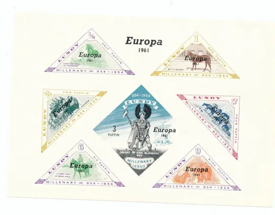 Lundy Ланди Великобритания Европа Викинг Лошади Фауна 1961 Ціна