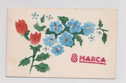 фото, 8 БЕРЕЗНЯ - 8 МАРТА = 1960-і р. = ПОЛЬША - ПОЛЬЩА = подвійна п/п ==