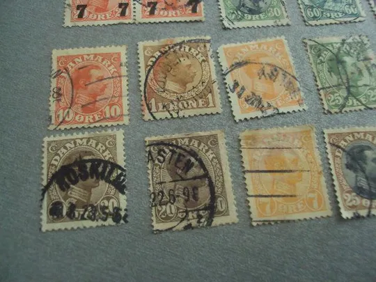 Купити марки danmark Дания стандарт личности король кристиан лот 23 шт №57