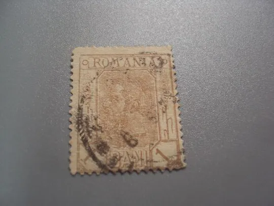 марка Румыния 1893 стандарт личности король Карл I гаш №1916 Ціна