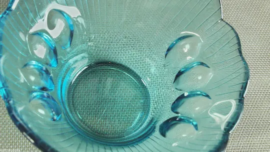 Креманки піалки цукерниці вазочки 2шт міні бірюзове кольорове радянське скло Вживане Характеристики