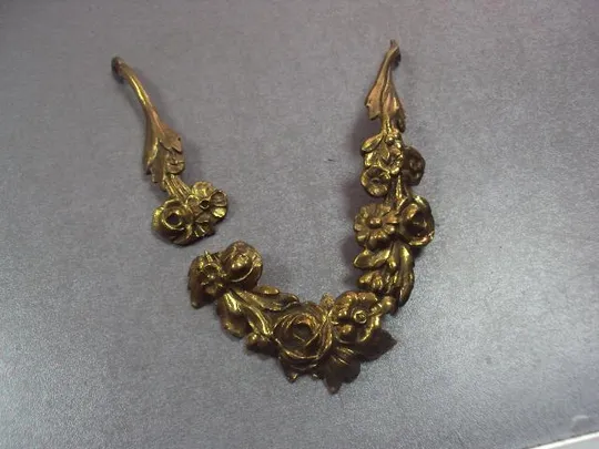 фурнитура запчасть к лампе, подсвечнику цветы бронза №3192 Ціна