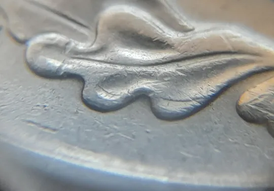 (6002) 25 копійок 1994 1БВм розколи на лівому нижньому листі на аверсі (25 копеек 1994 1БВм брак) Де купити