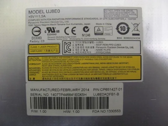 №124-2 DVD-привод UJ8E0 CP651427-01 для FUJITSU CELSIUS H920 оригінал З аукціону