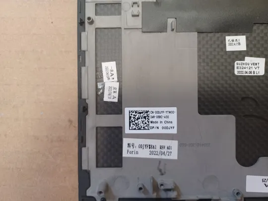 номер1056-6 Кришка панель палмрест 00DJYF клавіатура робоча для DELL XPS 17 9720 Precision 5770  топкейс Верхня панель палмрест cover-C оригінал Торговий майданчик