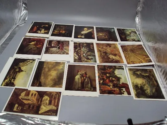 набор открыток эрмитаж западноевропейская живопись 1985 16 шт №15211 Характеристики