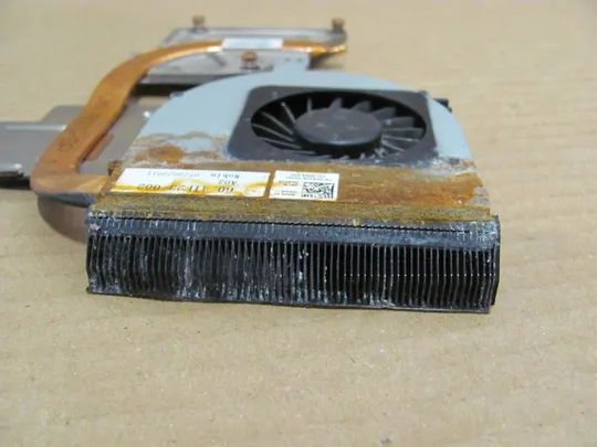 номер0310-27 система охолодження Кулер Охолоджувальний блок Охолоджувальна система Кулери та системи охолодження Охолодження материнської плати cooling system  0GXVT8 60.4IF23.002 для DELL Vostro 3550 оригінал З аукціону