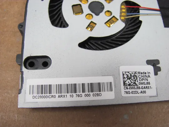 номер0883-4 Вентилятор (кулер, FAN) 0W0J85 DC28000ICR0 для Dell Vostro 5468 5568 7460 7560 оригінал Продаж