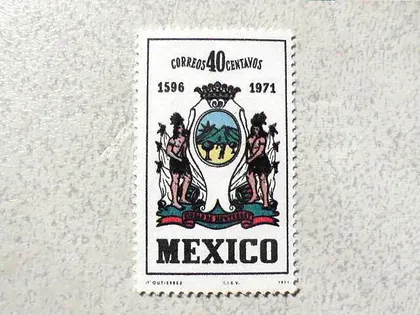 фото, Поштова марка Мексика 1971 рік **