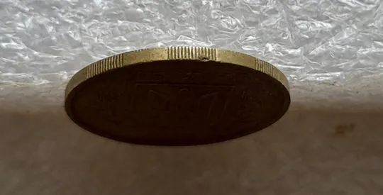 (7147) 25 копійок 1992 3БАм різновид розколів в слові "КОПІЙОК" на реверсі (25 копеек 1992 3БАм брак) Недорого