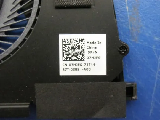 №303-12 Вентилятор (кулер, FAN) 07HJFG для DELL LATITUDE E5570 5570 оригінал Продаж