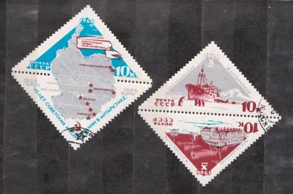фото, АНТАРКТИДА = СССР - СРСР = 1966 р. = гаш. ==