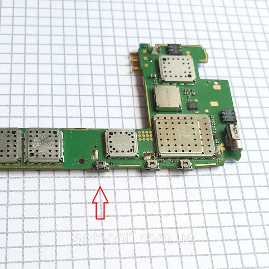 Системна плата Nokia Lumia 520 RM-914 потрібно замінити кнопку !!! З аукціону