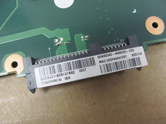 832-6  материнська плата 31XJCMB01I0 60NB0340-MB6030 SR0N9  i3-3217U для Asus X551 X551CA R512 R512M F551C  оригінал Характеристики