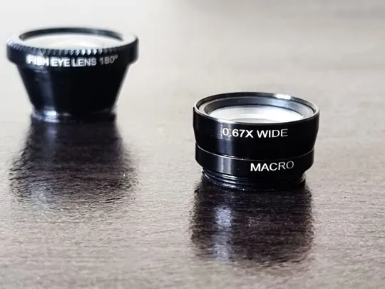 Макролінза, макролинза 3в1 Universal clip lens 0.67x wide, macro, fish Ціна