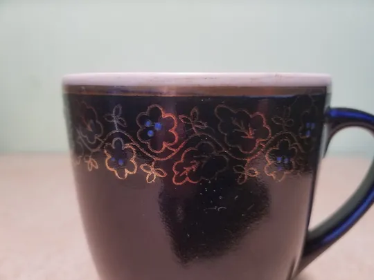 Чашка гігант кухоль кобальтова стара радянська порцеляна Довбиш Вживане #2 Інтернет-аукціон