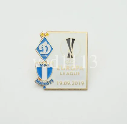 фото, Футбол значок - ФК Динамо Киев - Мальме Швеция Лига Европы 2019-20