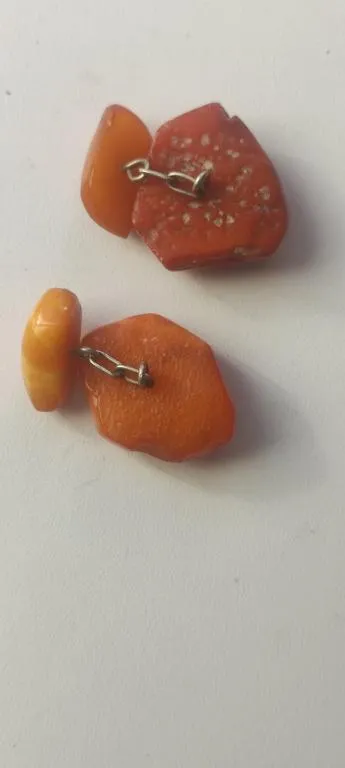 Купити винтажный Королевский янтарь-зажим для галстука и запонки 1970-е годы или ранее bf216-