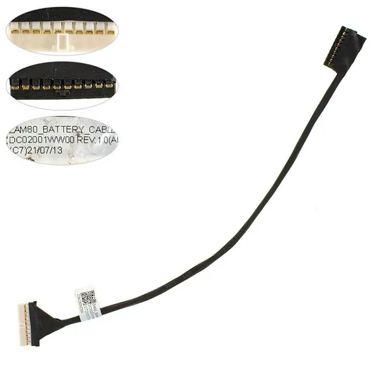 Шлейф для підключення акумулятора  DELL (E5550 ZAM80), (0NWD9K dc02001ww00) Ціна