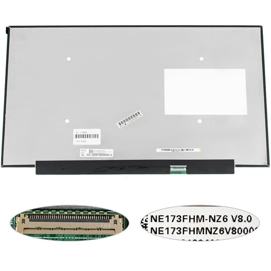 Матриця 17.3" NE173FHM-NZ6 (1920*1080, 40pin(eDP, IPS, 360HZ), LED, SLIM(без планок та вушок), матова, роз'єм праворуч внизу) для Ціна