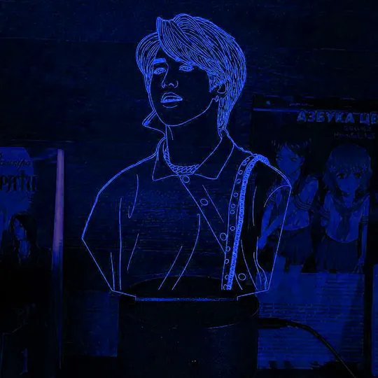 Акриловий світильник-нічник Хан Джі Сон синій tty-n002298 Ціна