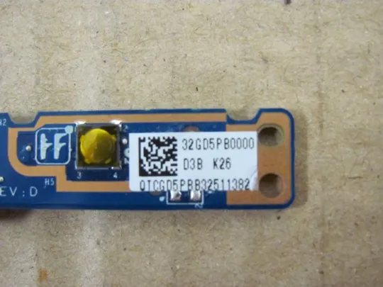 №318-11 плата кнопки вкл DA0GD5PI8D0 для Sony Vaio SVF15 SVF15A SVF152 оригінал Продаж