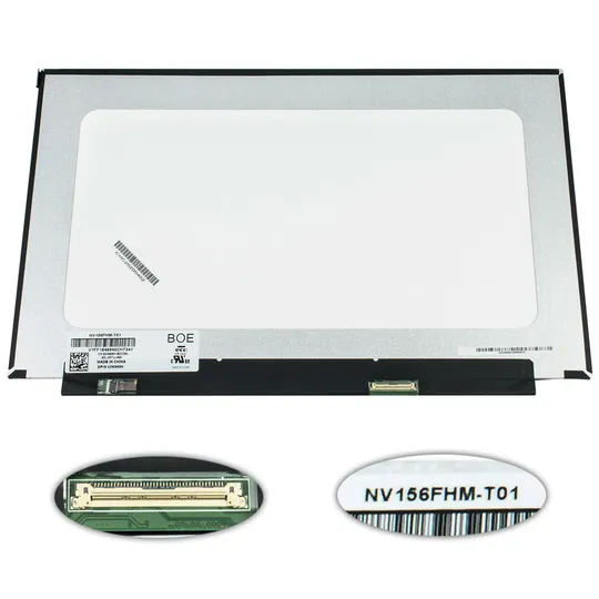 Матриця 15.6 NV156FHM-T01 touch (1920*1080, 40pin(eDP, IPS), LED, SLIM(без планок та вушок), глянець, роз&#039;єм праворуч знизу) для Ціна