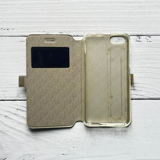 Чохол-книжка Doogee Shoot 2 для телефону (з віконцем) Gold З аукціону