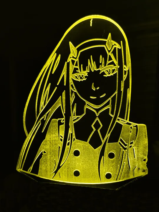 Акриловий світильник-нічник Зеро Ту 4 жовтий tty-n000880 Ціна