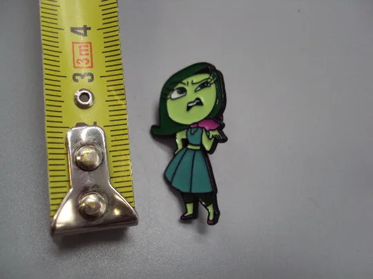 Купити Значок пін мультфільм Головоломка Думками навиворіт Inside Out Відраза знак брошка №18488