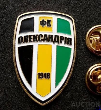 фото, Футбол серия больших значков 32 мм клубы Украины -  ФК Александрия Кировоградская область (2 вид)