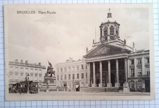 Поштова картка Історія європейського трамвая Брюссель tR01 Ціна