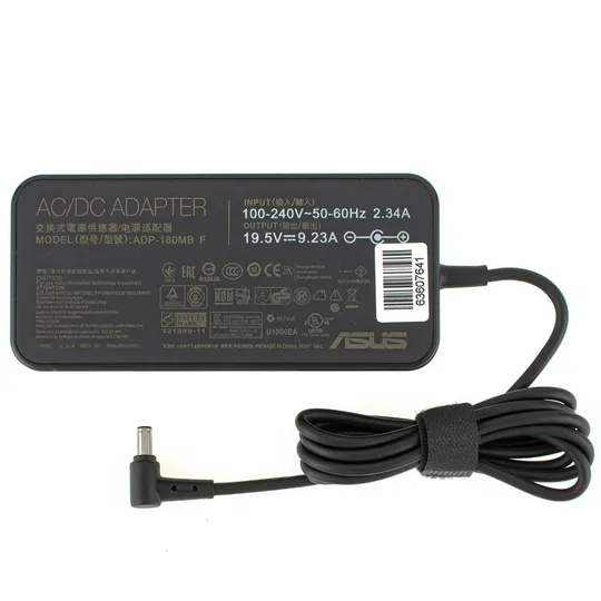 Блок живлення для ноутбука ASUS 19.5V, 9.23A, 180W, 6.0*3.7мм-PIN, black, OVALE З аукціону