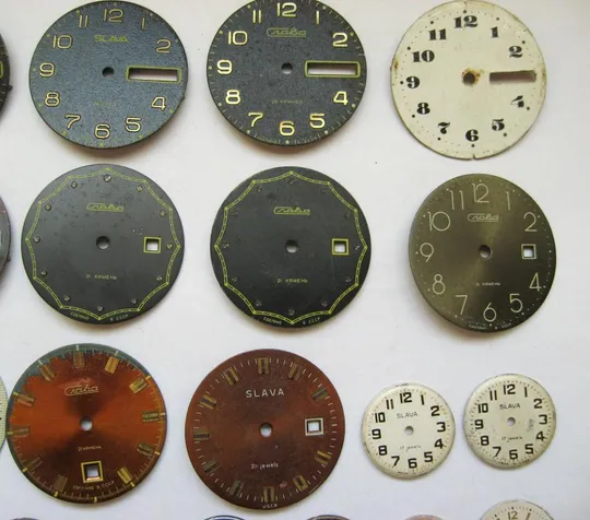 Циферблат к часам СЛАВА = СССР = 26 шт. З аукціону