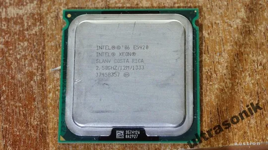4x ядерный Intel Xeon E5420 (аналог Core™2 Quad Q9300) 2.50GHz/12M/1333MHz LGA771 80W Вживане Ціна