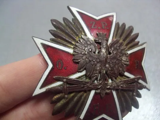 Купити знак польша крест подхорунжий запаса O.R. Z.P.R.P. номер 20 №1101
