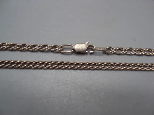 Цепочка унисекс цепь серебро 925 проба Украина вес 8,57 г длина 53,2 см, ширина 3 мм №15108 З аукціону