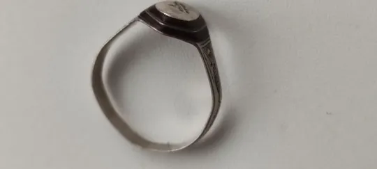 Купити 19 век или ранее Серебряное кольцо с печаткой, редкий предмет vp736