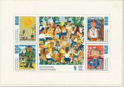 фото, ГДР Детский рисунок 1974