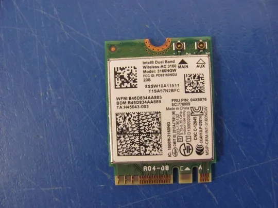 83-31 Wi-Fi адаптер 3160NGW для LENOVO Thinkpad E550 B50-70 оригінал Продаж
